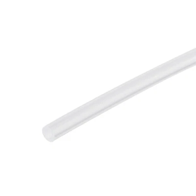 UXCELL Tubo de nailon, 2 mm x 4 mm, 6,56 pies de largo, tubo de plástico de línea de combustible de aire, transparente