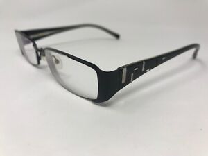 LINEA ROMA Eyeglasses Frame Myrtis 52-17-135 Matte Black HZ46