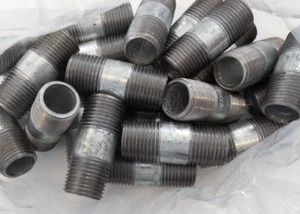 Pack of 23 Nipple 1/2" x 2" MPT Welded Schedule 40 Galvanized Carbon Steel IGNDK - Picture 1 of 1