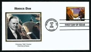 USA, SCOTT # 4269, COLORANO SILK FDC COVER $16.50 HOOVER DAM 2008, RARE - Picture 1 of 1