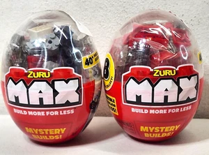 ZURU Max Mystery Builds Kinder Spielzeugauto Fahrzeug Flugzeug 40+ Teile innen NEU - Bild 1 von 6