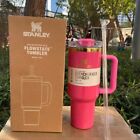 Stanley 40 oz. Quencher H2.0 FlowState Tumbler Pink Color With Lid for Water