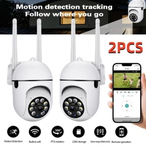 5G Camara De Seguridad WIFI Inalambrica 360° Para Casa Exterior 1080P Con Audio - Picture 1 of 13