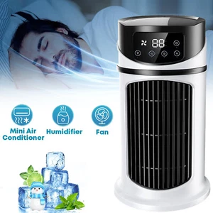 Mobile Klimagerät Mini Klimaanlage USB TragbareKlima Ventilator mit 6h Timer - Bild 1 von 12