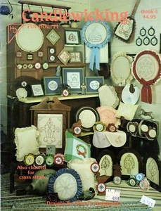 Candlewicking & Cross Stitch Potpourri Libro 4 di Harry Hedgepath NOS - Foto 1 di 4