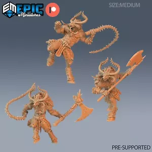 Demonic Minotaur Dungeons and Dragons Miniature D&D, Fantasy Evil Monster 28mm - Picture 1 of 8