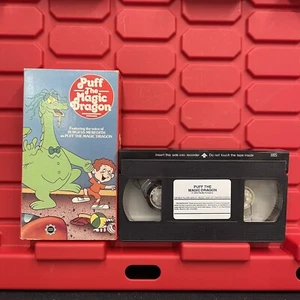 Puff The Magic Dragon VHS Video Tape Burgess Meredith Pre Owned Vintage 1985 - Picture 1 of 4
