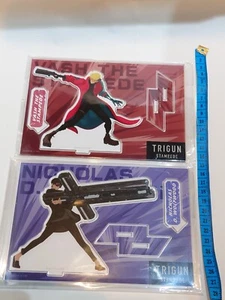 # TRIGUN STAMPEDE Vash The Stampede & Nicholas D Wolfwood Soporte de Acrílico Japón - Imagen 1 de 2