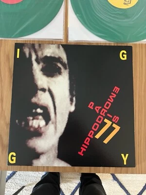 IGGY POP - Hippodrome Paris 77 Live 2LP Green Vinyl Record Store Day RSD Used - Image 1 of 4