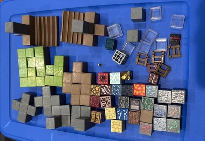Minecraft Stop Motion pieces Accessories Lot Of 60 - Image 1 of 4