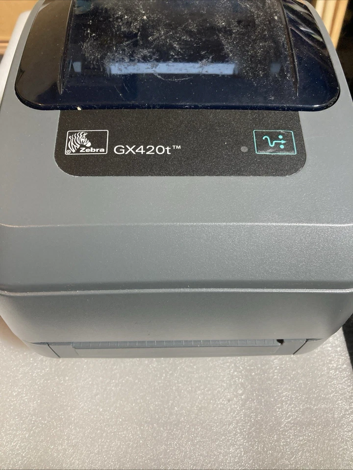 Zebra GX420T Direct & Transfer Thermal Barcode Shipping Label Printer UPS USPS - Image 1 of 1