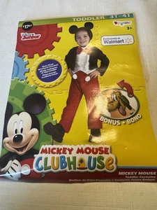 Disney Mickey Mouse Deluxe Toddler Costume, Size Medium 3T - 4T - EUC - Picture 1 of 15