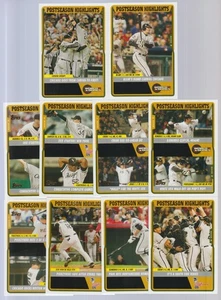 Juego de 10 cartas CHICAGO WHITE SOX 2005 Topps actualización postemporada destacados - Imagen 1 de 1