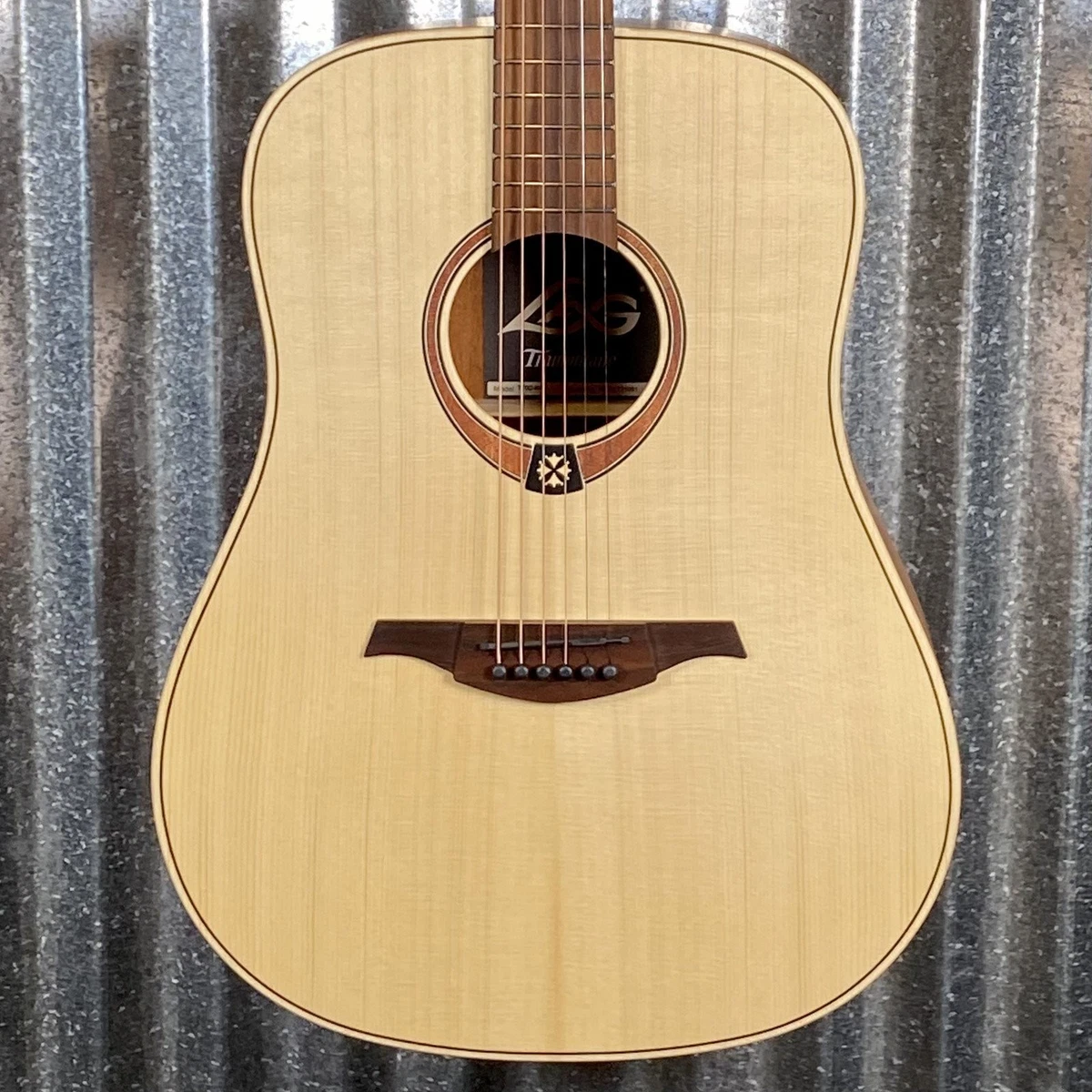 LAG Guitars T70D-NAT Natural Dreadnought Acoustic Guitar #1051 | eBay