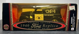 Golden Wheel Premier Edition 1940 Ford Replica Highway Patrol  Diecast 1:18 NIB - Picture 1 of 7