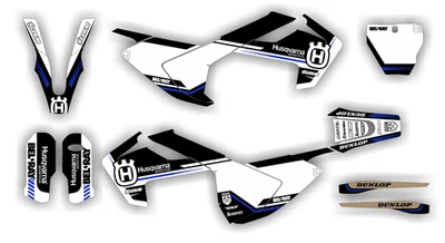 Husqvarna TC FC 2016 2018 125 250 300 350 450 calcomanías pegatinas kit de gráficos Foto 1 de 4