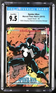 2015 Marvel Fleer Retro #5 Spider-Man CGC 9.5 π Pop 2 - Picture 1 of 2