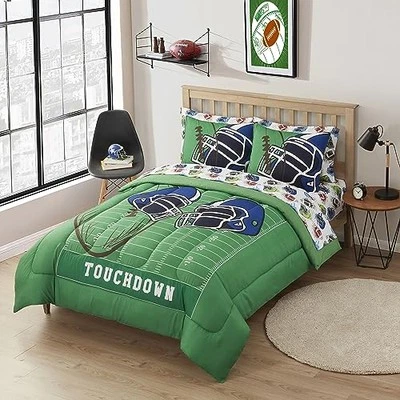 Kids Bedding Set Bed in a Bag for Boys and Girls Toddlers Printed Sheet Set  - Image 1 of 4