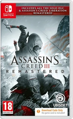 Assassins Creed 3 Remastered (Code in Box) (Nintendo Switch) S (Nintendo Switch) - Image 1 of 4