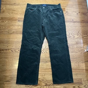 Polo Ralph Lauren Corduroy Pants Mens 36x29 Green Classic Fit Casual Straight - Picture 1 of 9