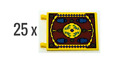 LEGO 25 x drapeau authentique 6 x 4 avec motif de tapis oriental 2525px3