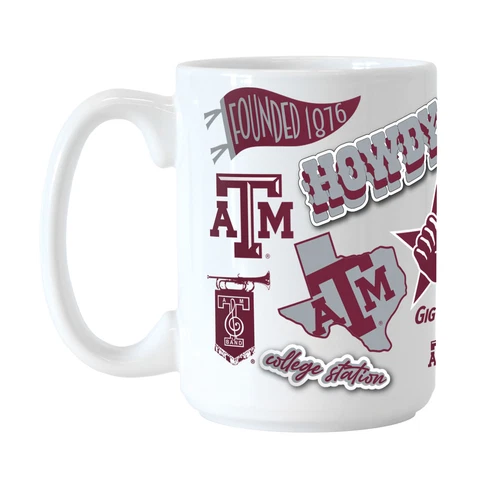 Texas A&M Aggies 15oz. Native Ceramic Mug Cover