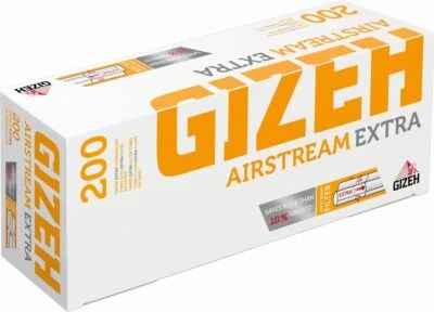 2000 (10x200) GIZEH Airstream® EXTRA (Hülsen, Filterhülsen, Zigarettenhülsen) - Bild 1 von 3