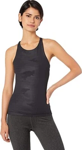 Hard Tail 270009 Women's Sleek Strappy Back Tank Black Size Medium - Picture 1 of 3