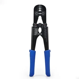 Herramienta de prensado de cuerda de alambre IWISS para mangas ovaladas de aluminio de 3/64 pulgadas a 1/8 pulgadas - Imagen 1 de 15
