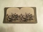German Germany Machine Gun Division in action Stereoview Card