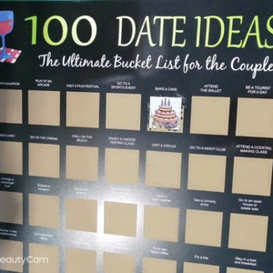 "100 Date Surprise Scratch Posters 2025; The Perfect Valentine's Day Gift-i - Picture 1 of 6
