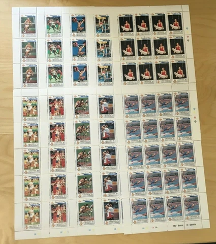 FULL SHEETS Grenadines 1992 1383-92 - Barcelona Olympics - Set of Sheets - MNH Cover
