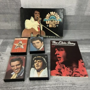 Elvis Presley Greatest Hits 4x Cassette Tape Box Set Vintage Rare - Imagen 1 de 17