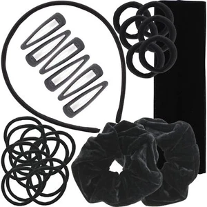 28pcs School Hair Accessory Set, Scrunchies, Headbands, Hair Clips - Picture 1 of 48