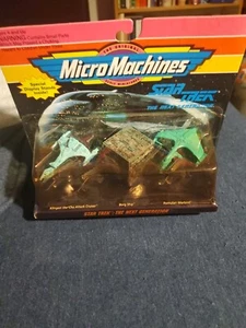 Star Trek Next Generation Collection #4 Micro Machine Klingon Borg Romulan - Picture 1 of 4