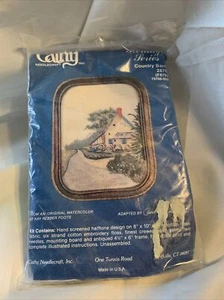 Cathy Needlecraft Watercolor Accent "Country Barn" Kit #2876 - Picture 1 of 6