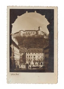 SLOVENIA LJUBLJANA GRAD 1942 CARTOLINA VIAGGIATA ANIMATA FP - Imagen 1 de 2