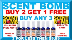(BUY 2 GET 1 FREE) SCENT BOMB 100% Concentrated Air Fresheners 20+, U PICK ANY 3 - Picture 1 of 1
