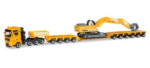 Herpa HE307277 1/87 MAN TGX XXL 640 Tieflade-SZ mit Liebherr 954 Sortierreiter - Bild 1 von 6