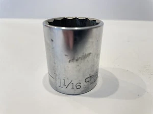 CRAFTSMAN G 47515 1+1/16" SOCKET, 1/2" DRIVE 12 POINT, USA, SAE INCH - Picture 1 of 6