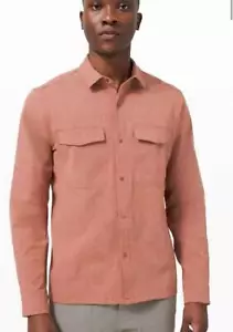 NEW LULULEMON Men's Airing Easy Long Sleeve Overshirt Vent Light Shirt Top LG L - Bild 1 von 6