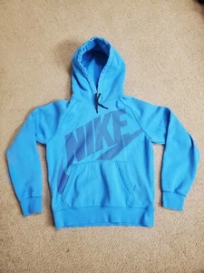 boys Nike Blue Pull Over Sweater Size Small - Picture 1 of 11