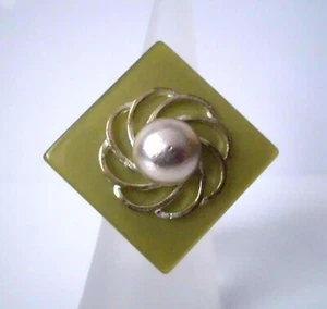 °° Fingerring - extravagant - Edelstahl - silber - glänzend - 16 mm °° - Picture 1 of 2