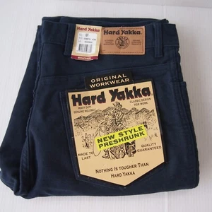 Hard Yakka men's blue heavy duty moleskin 92R 03875 NWT - Picture 1 of 9