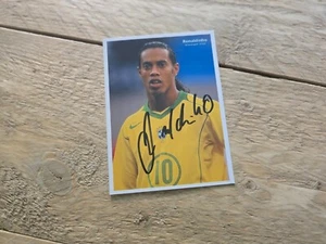 RONALDINHO signed Foto ca.10x14 Autogramm (3604) + COA - Picture 1 of 2