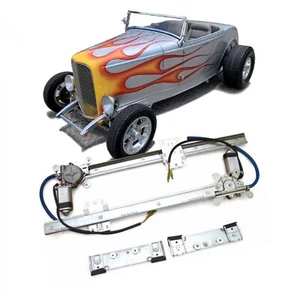 12V Power Window Kit for 1931 Model A Roadster - Pickup Standard Deluxe Sport - Picture 1 of 12