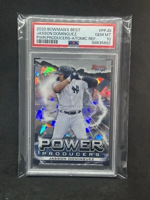 2020 Bowman's Best Power Producers Jasson Dominguez Atomic Refractor Psa 10 Sh - Image 1 of 2