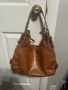 Michael Kors Vintage Leather Brown Shoulder Bag - Picture 1 of 6