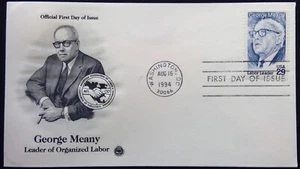 Scott 2848 FDC George Meany Labor Leader AFL CIO PCS Cachet - Picture 1 of 3