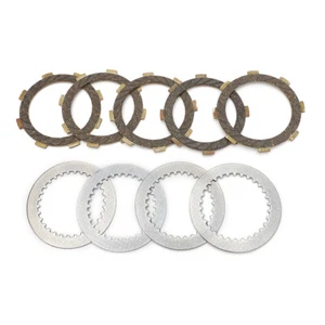 9pcs Clutch Friction Steel Plates Kit For Kawasaki KX60 KE100 KD80 KM100 1979-87 - Picture 1 of 10
